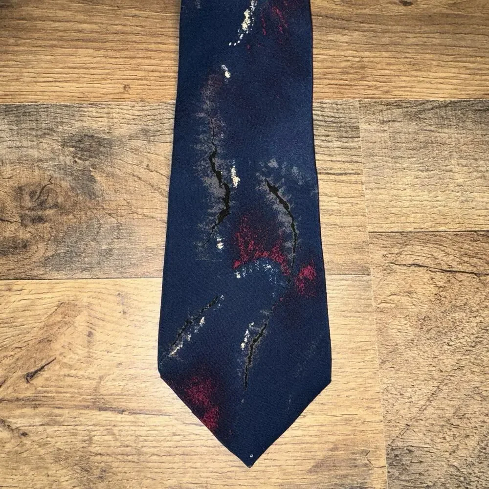 Bugatti Men’s Tie Blue Red‎ White